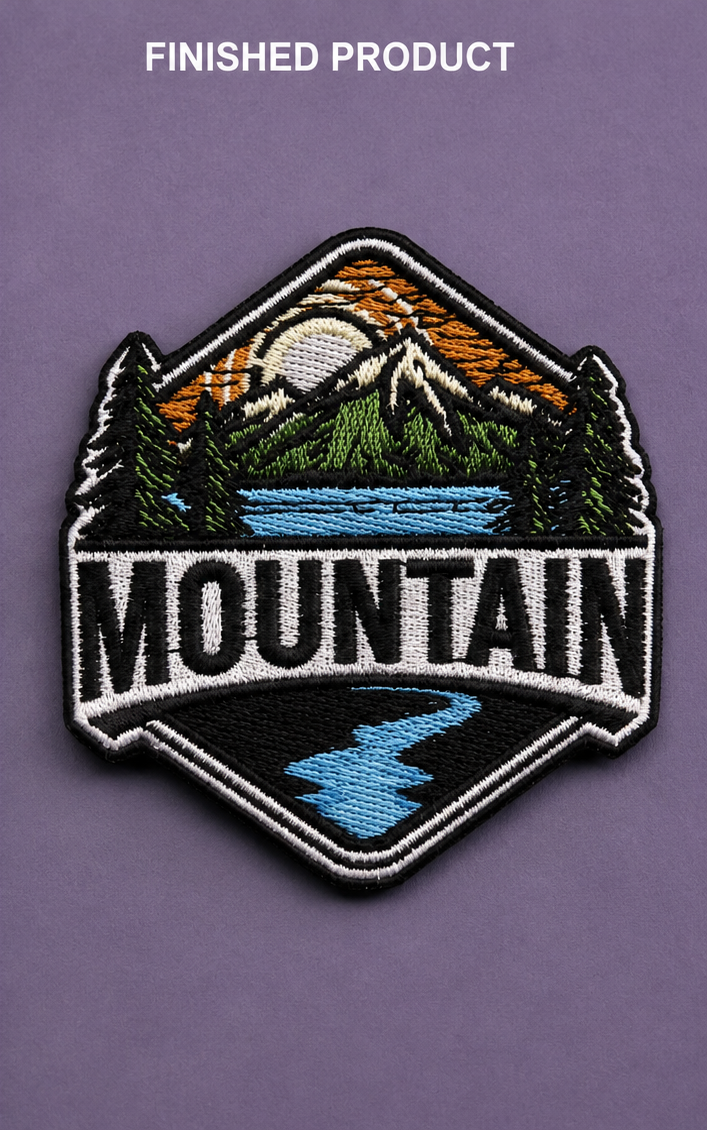 Finished Patch woven