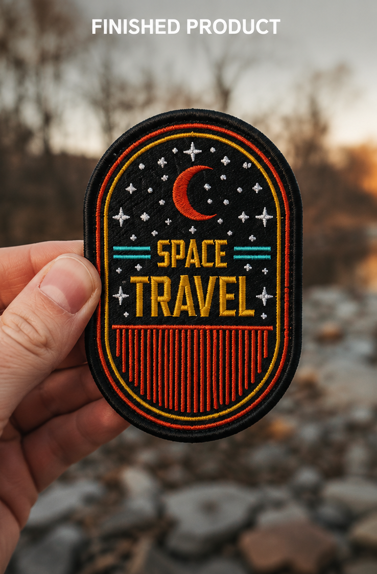 Finished Patch printed