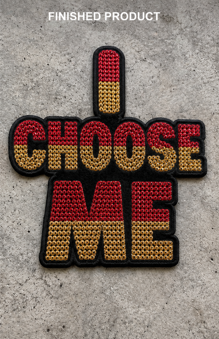 Finished Patch sequin
